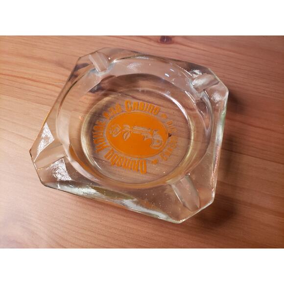 Vintage Ormsby House And Casino Ashtray Carson City NV Clear Glass - Picture 5 of 5